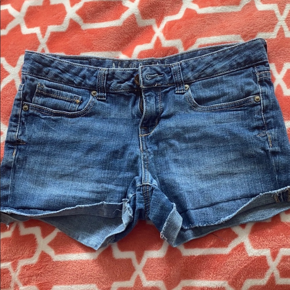 Denim shorts